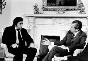 Cash mit Nixon, by Nixon's official photographer, Ollie Atkins [Public domain]