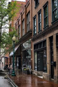 Straße in Charleston, West Virginia
