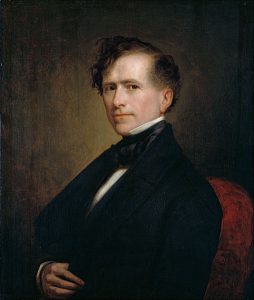 Offizielles Porträt von Franklin Pierce im Weißen Haus, by George Peter Alexander Healy [Public domain]
