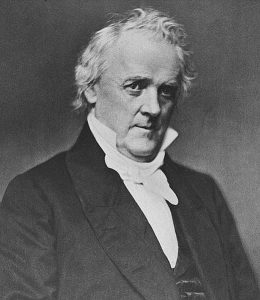 James Buchanan, by Brady daguerreotype (Mathew Brady,1822-1896) [Public domain]