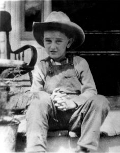 Lyndon B. Johnson als Siebenjähriger (1915)