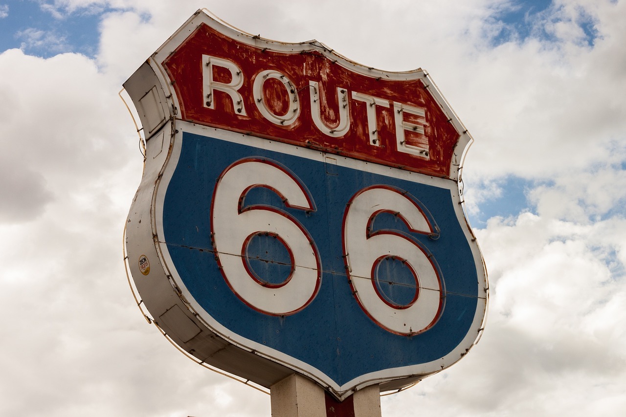 Ananiver Sportler Inspiration Route 66 Streckenverlauf Um Anstrengung