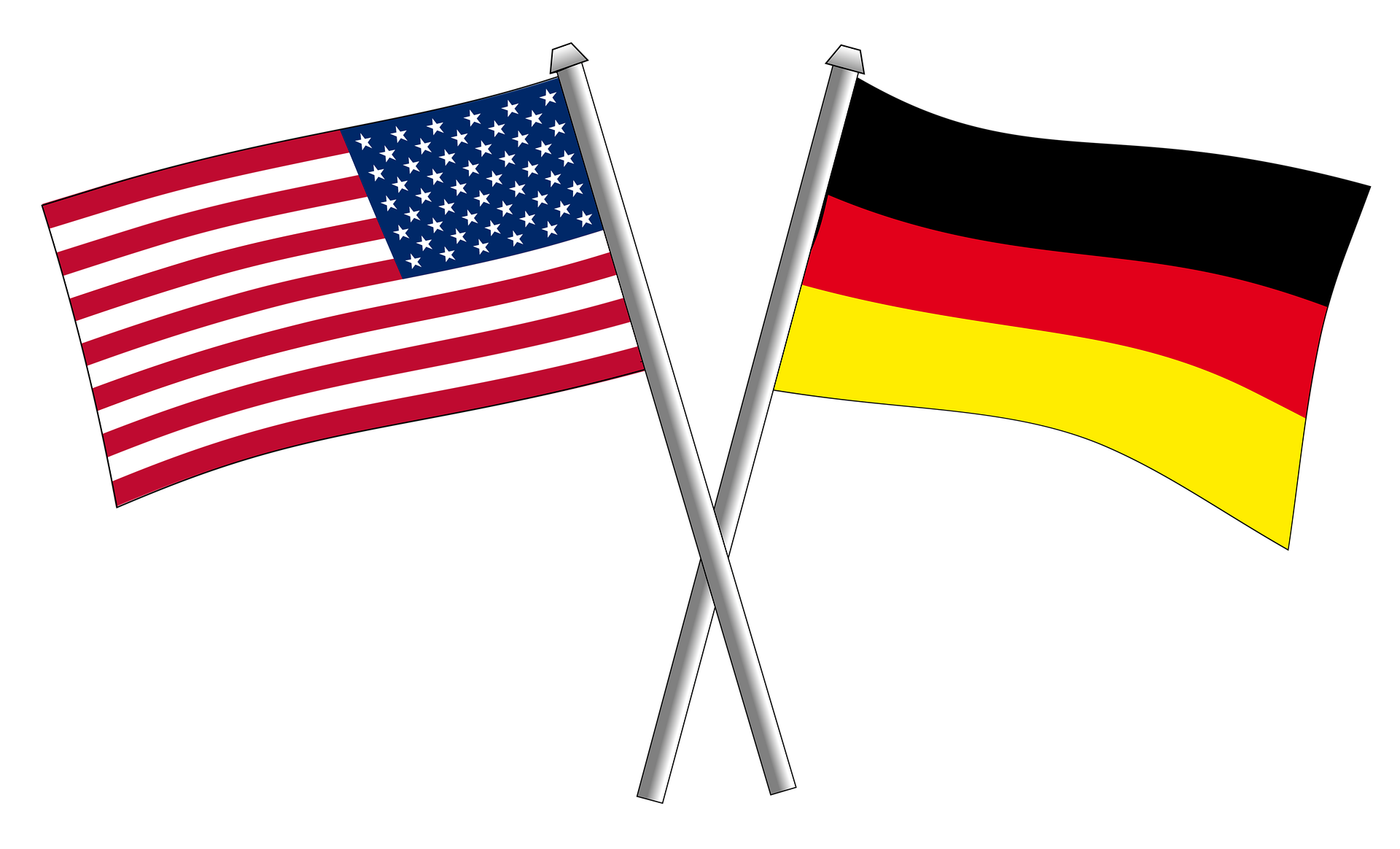 Flagge Usa Deutschland